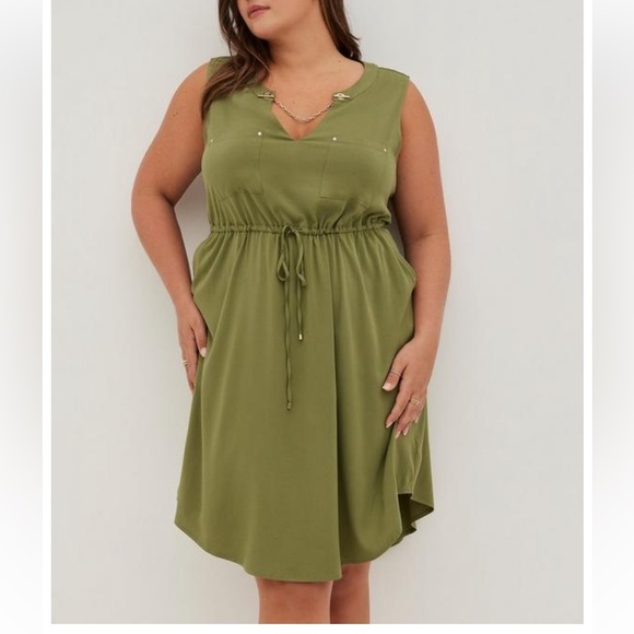 torrid Dresses & Skirts - Torrid mini challis shirt dress